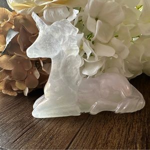 Handmade * Purple Shimmer Resin Unicorn